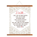 I Will Love You More Everyday Canvas Scroll