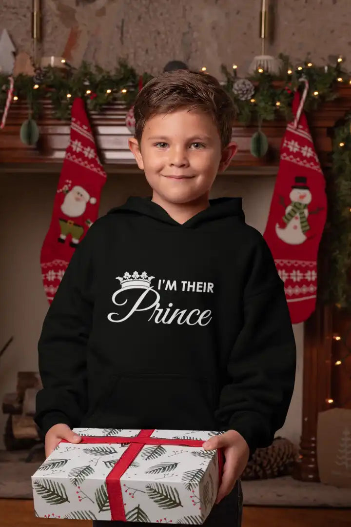 I'm their prince kid hoodie
