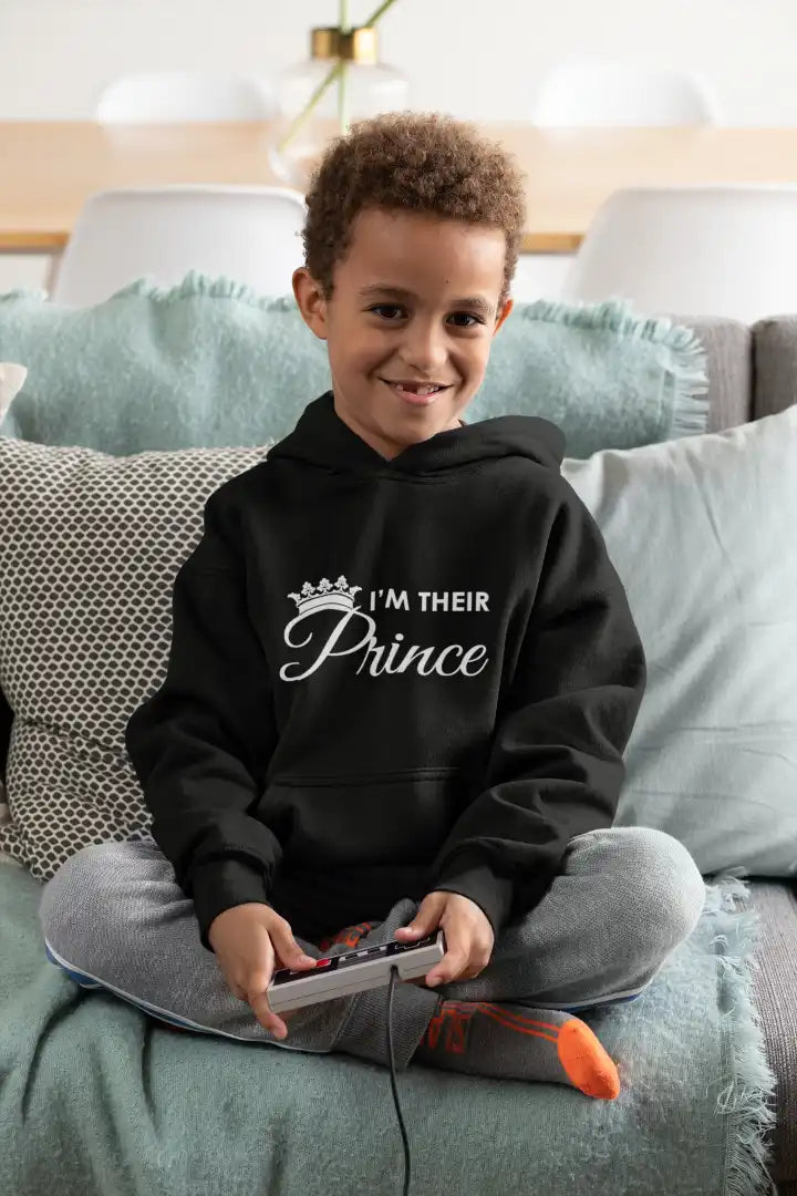 I'm their prince kid hoodie