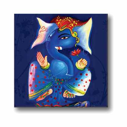 Ingenious ganesha Canvas frame