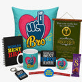 No 1 Bro Rakhi Gift Hamper with Chocolate - Set of 9