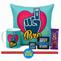 No 1 Bro Rakhi Gift Hamper with Chocolate - Set of 6