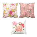 Resplendent Floral Cushion Covers Set of 3 - Living Room Decor