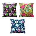 Mesmeric Floral Printed Cushion Covers Set of 3 - Premium Decor