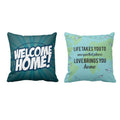 Cushion Cover - Welcome Home Quote, Set of 2