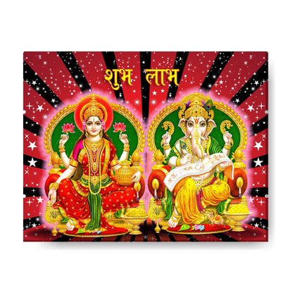KH7926_9x12goddess-laxmi-and-lord-ganesha-canvas-frame