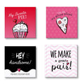 My Sweetie Pie Personalised Canvas Frame Set of 4