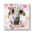 Personalised To Me You're Perfect Photo Canvas Frame