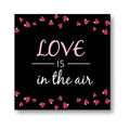 Personalised Love is in the Air Canvas Frame for Couples