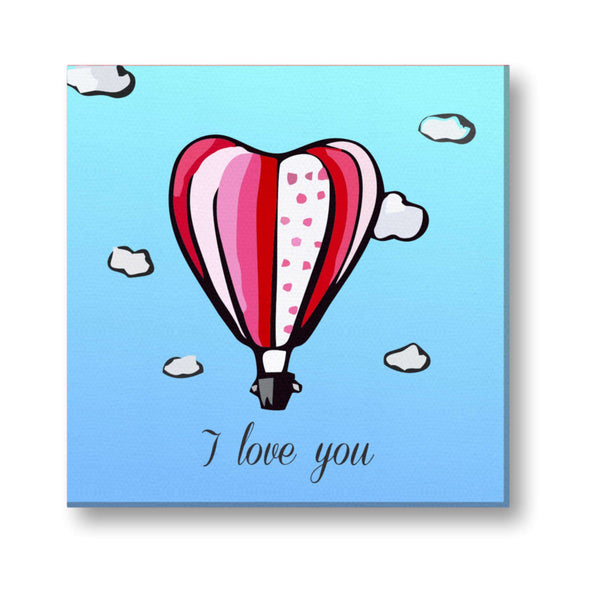 I Love You Painting Canvas Frame