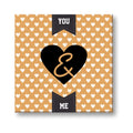 Personalised You and Me Couple Canvas Frame