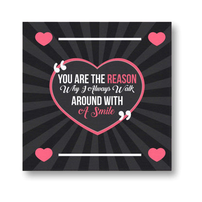 You are The Reason for My Smile Painting Canvas Frame