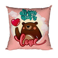 All You Need Is Love Bear Cushion Cover - Valentine Gift