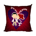 You Are My Person Personalised Cushion Cover Valentine Gift