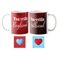 Tearrific Couple Coffee Mug Set for Boyfriend and Girlfriend
