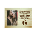 Awesome Girlfriend Engraved Wooden Photo Frame
