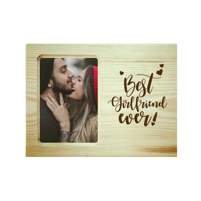 Best Girlfriend Ever Engraved Photo Frame