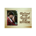 Photo Frame Blessed By My Boyfriend Personalised Gift