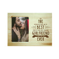 The Best Girlfriend Ever Engraved Photo Frame Gift