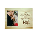 Proud Husband Engraved Photo Frame Personalised Gift