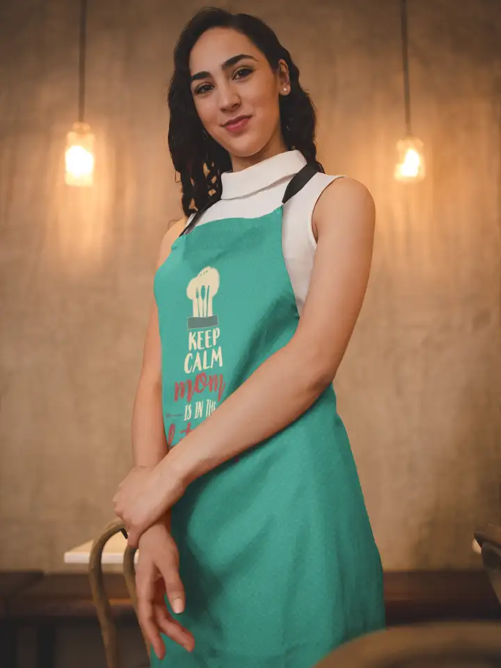 Keep Calm Mom Apron