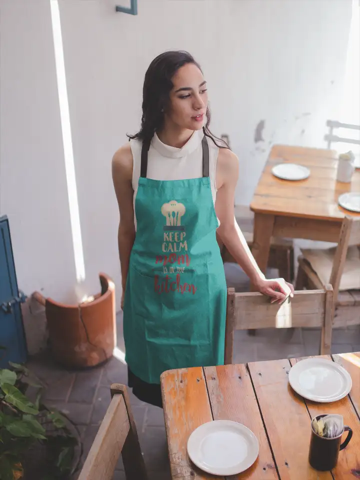 Keep Calm Mom Apron