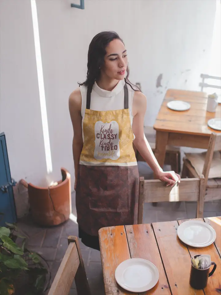 Kinda Tired Mom Apron