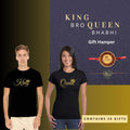 King Bro Queen Bhabhi Raksha Bandhan Gift Hamper for Couple