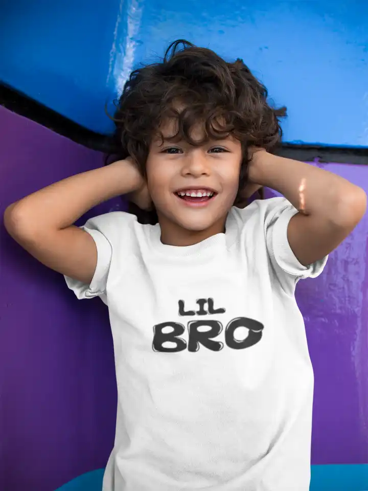 Lil Bro Printed Boys Drifit T-shirt
