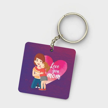Love You Mom Keychain