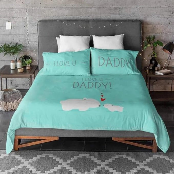 Love You daddy Bedsheet