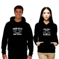 Loving Husband and Wife Couple Hoodies, Personalised Set