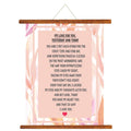 My Love For You Yesterday And Today Canvas Scroll