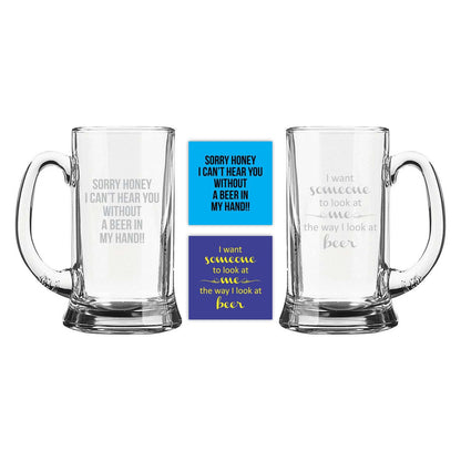 Engraved Mesmerizing Beer Mug