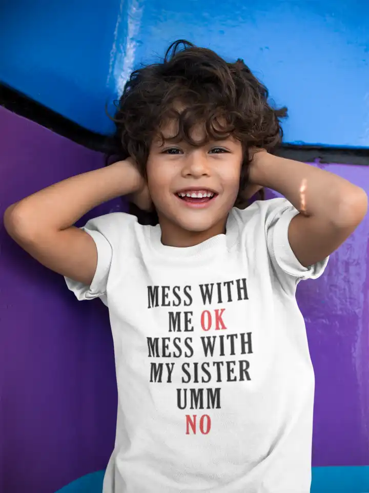 Mess with Me Ok Boys Drifit T-shirt