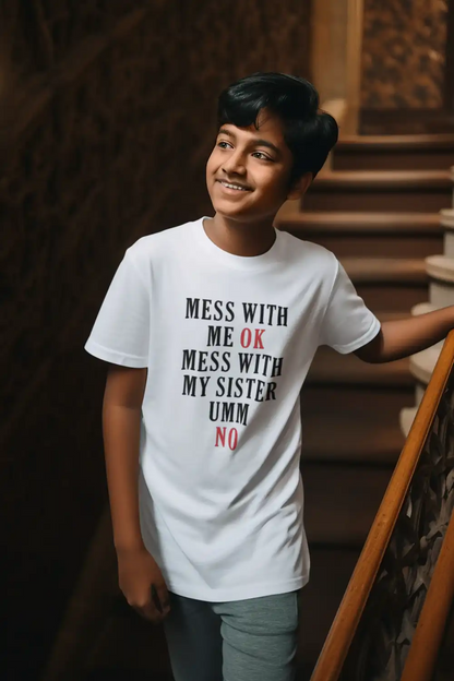 Mess with Me Ok Boys Drifit T-shirt