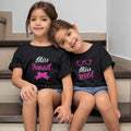 Miss Sweet Miss Wild Personalised Sibling Sisters T-Shirt Set