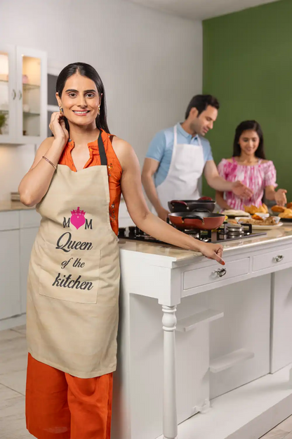 Mom Queen of The Kitchen Apron