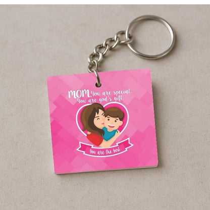 Mom You Are God Gift Keychain