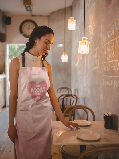 Mom You are the Queen Apron