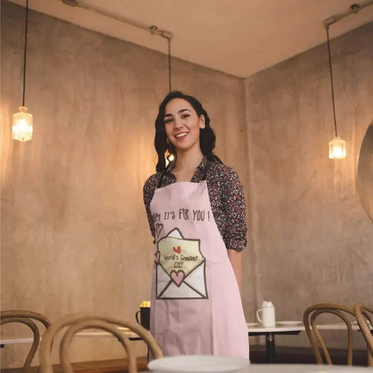 Mom it's for you Apron