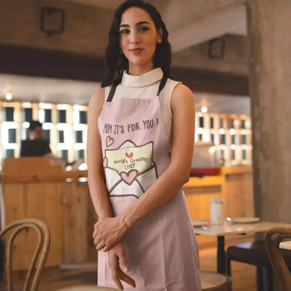 Mom it's for you Apron