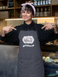 Mom's Cafe Open 24 Hours Chef Apron - Fun Kitchen Apron for Mom