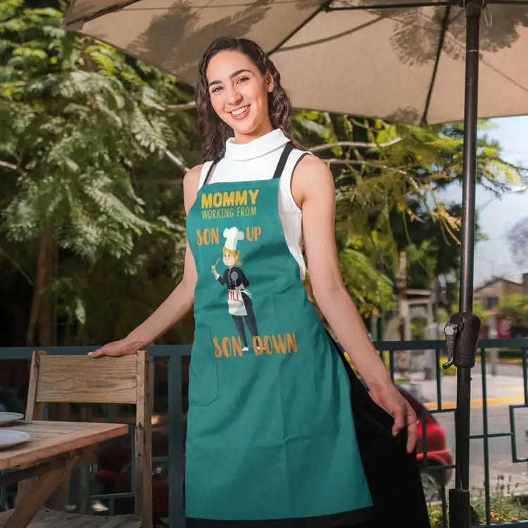 Moommy Working Up Chef Apron