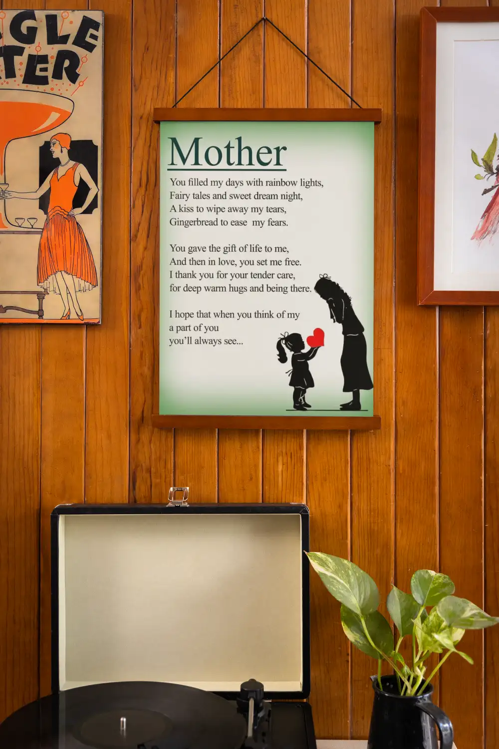 Mother A poem Scroll