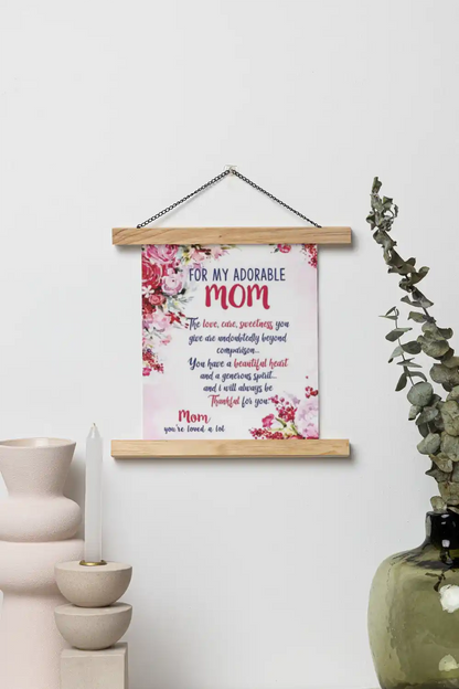My Adorable Mom Scroll