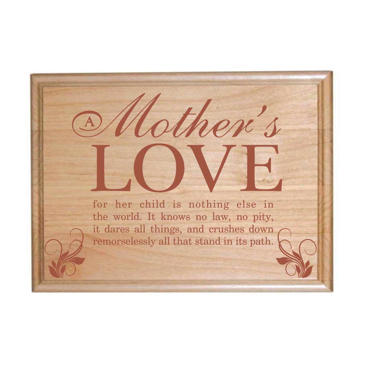 Mothers-Love-Engraved-Wooden-plaque-KH5704