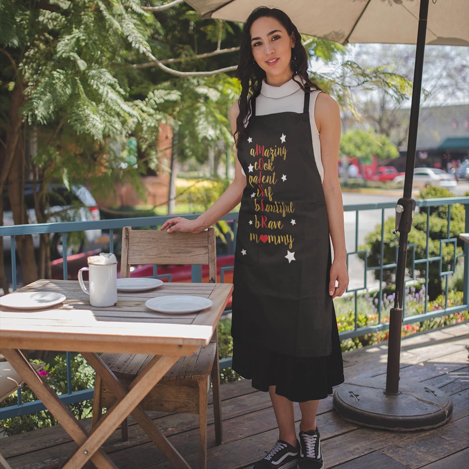 Motivational Quotes Mom Apron