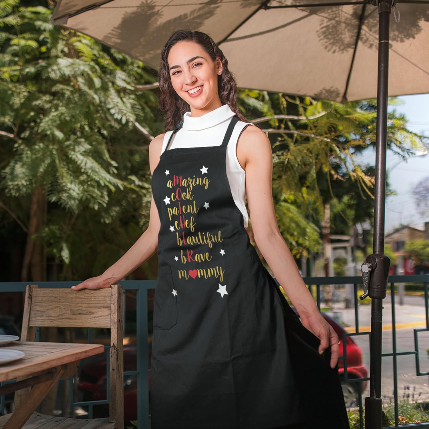 Motivational Quotes Mom Apron