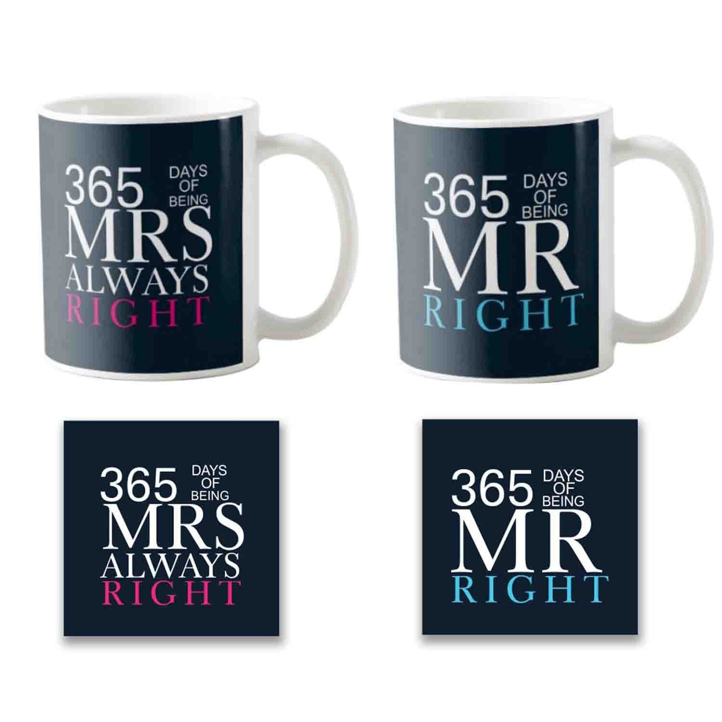 Mr-Right-Mrs-Always-Right-Couple-Coffee-with-Coaster